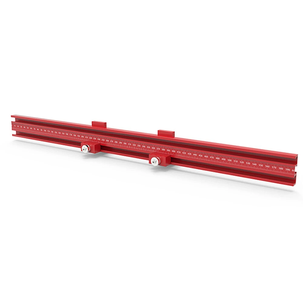 Aluminum Alloy Woodworking Guide Rail Fence - 600mm Table Saw Cutting Track & Parallel Guide System - Image 5