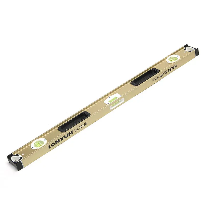 LOMVUM 800mm Magnetic Spirit Level | High Precision Ruler with Bubbles - Image 3