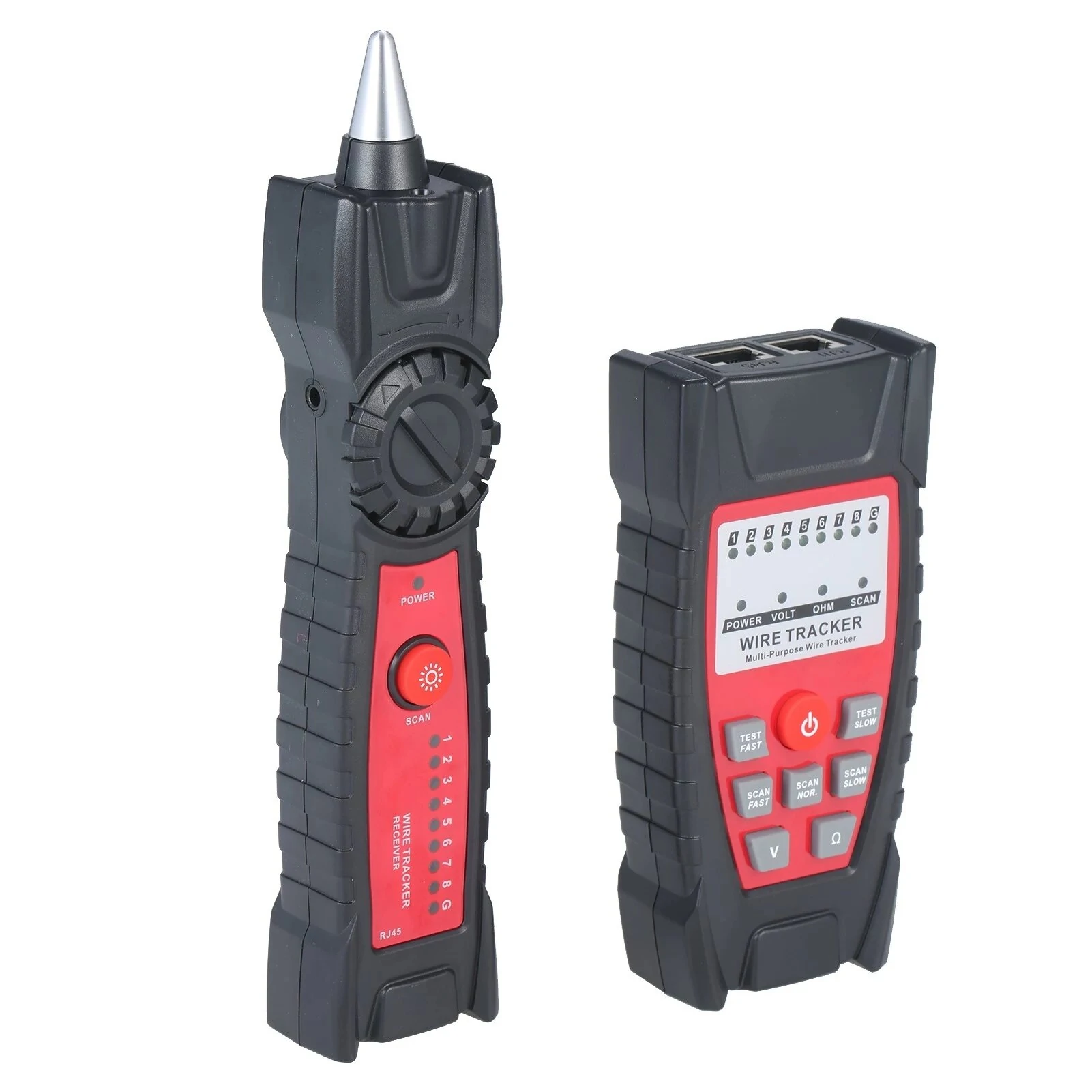 GT66 Portable RJ11 RJ45 Cable Tester - Wire Tracker & Network Line Finder with LED Light - Image 2