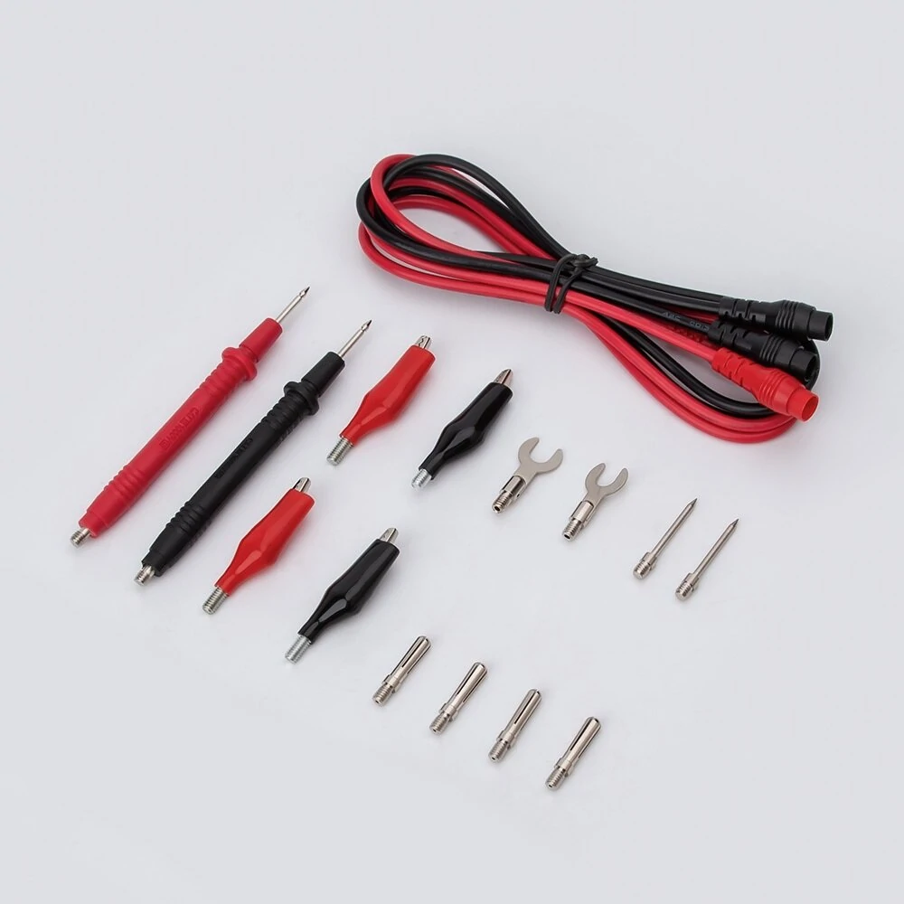 ANENG 16-in-1 Multimeter Test Leads | 1000V 10A with Crocodile Clips & Forks - Image 3