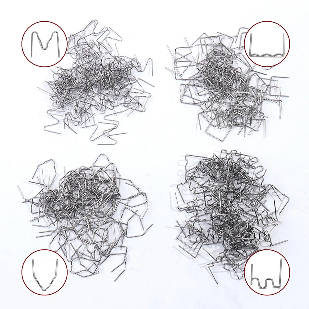500PCS Wave Repair Staples for Plastic Welder | 0.6mm & 0.8mm Pre-Cut | Car Tools - Image 2