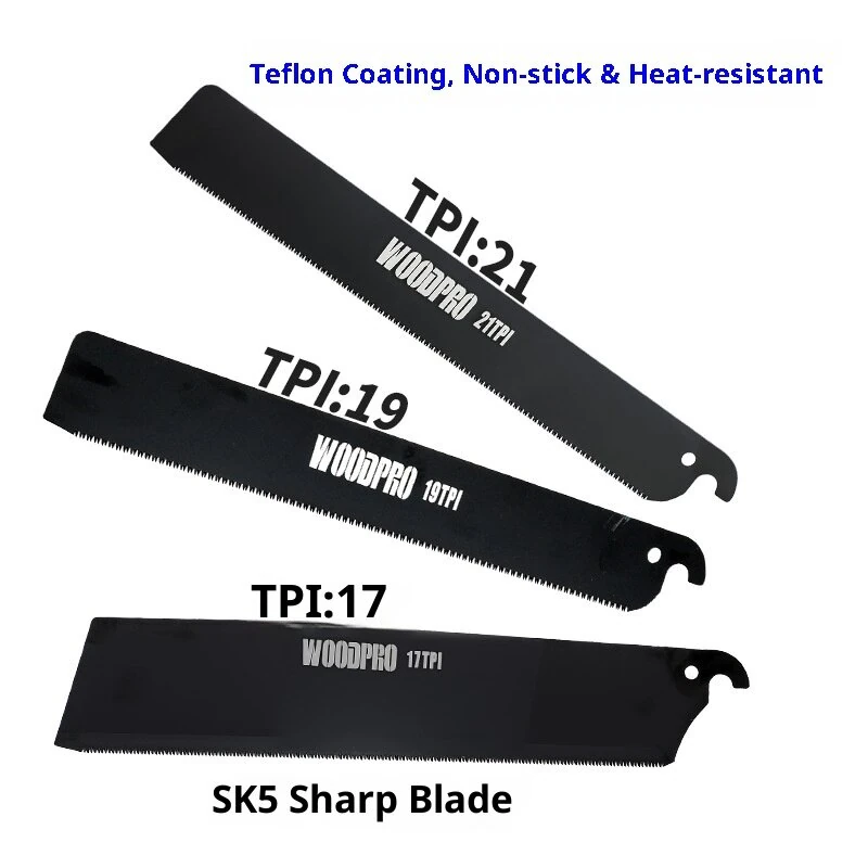 SK5 Pruning Saw - Interchangeable Blades 17/19/21 TPI - PTFE Coated Anti-Slip Handle - Image 4