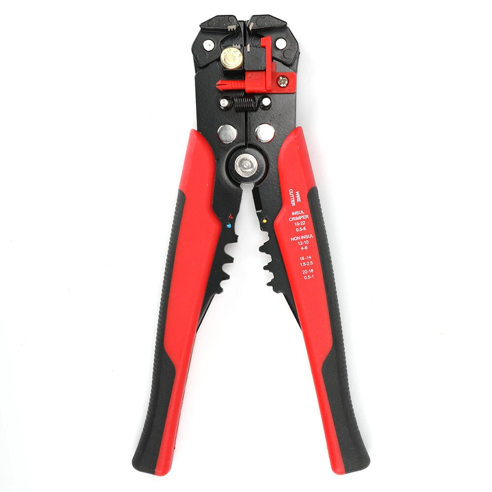 Automatic Self-Adjustable Cable Crimper - 8 Wire Stripper & Cutter Plier - Image 2