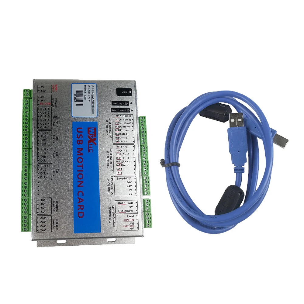 Mach3 USB Controller - 4/6 Axis Wireless Handwheel & Pulse Generator for CNC - Image 3