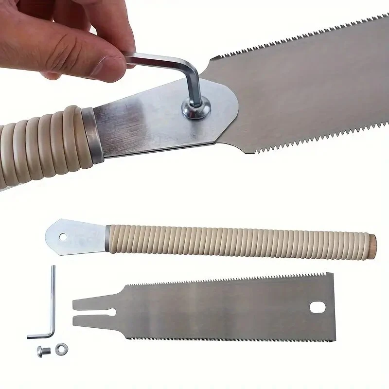 SK5 Steel Pull Saw Set | 24in Double-Edge 10/18 TPI & 20in Single-Edge 14 TPI | Woodworking DIY - Image 5