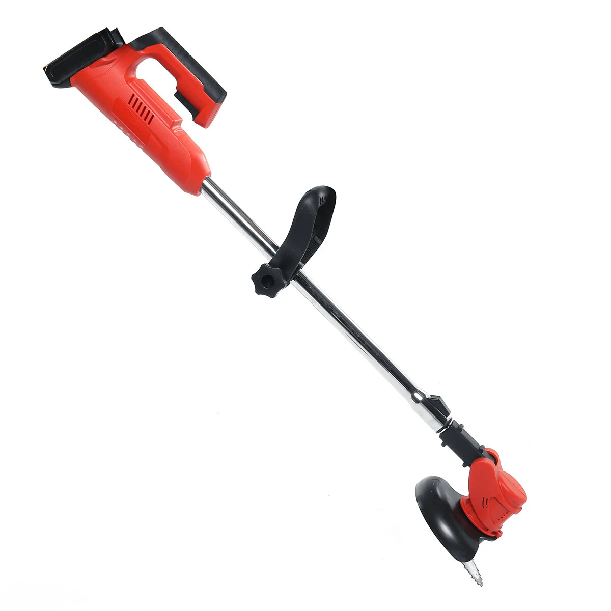 21V Red Electric Lawn Mower - Cordless with Lithium Battery - Garden Trimming Tool - Image 4
