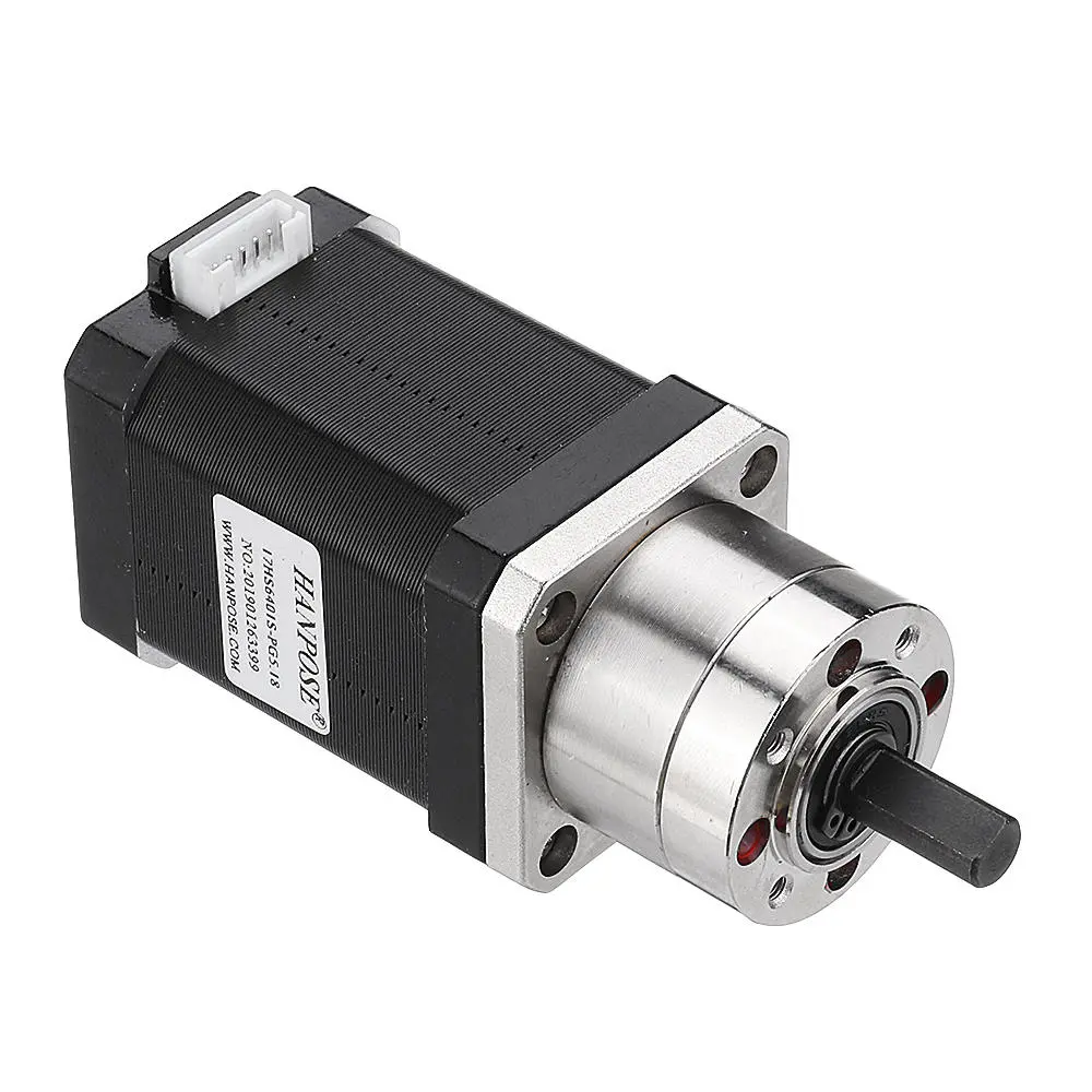 HANPOSE Nema 17 Stepper Motor | 42:1 Planetary Gearbox | Extruder Gear Motor - Image 3