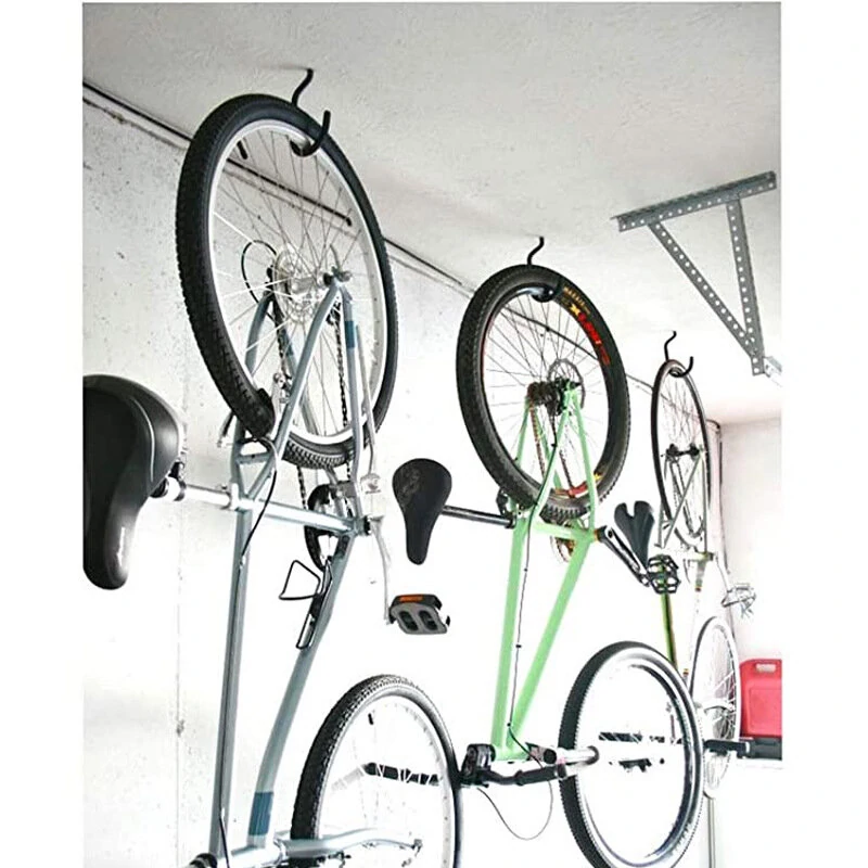 Bicycle Storage Hooks - Wall Mount Bike Hanger | Heavy Duty Metal Brackets - Image 5