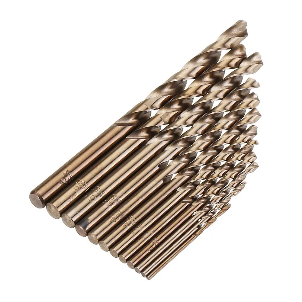 Drillpro 13pcs HSS-Co M35 Cobalt Drill Bit Set | 1.5-6.5mm for Metal & Wood - Image 2