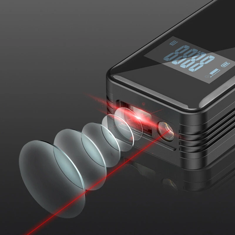 Mini Laser Rangefinder | 30M Range | USB Rechargeable & Portable | M/In/Ft Digital Display - Image 4