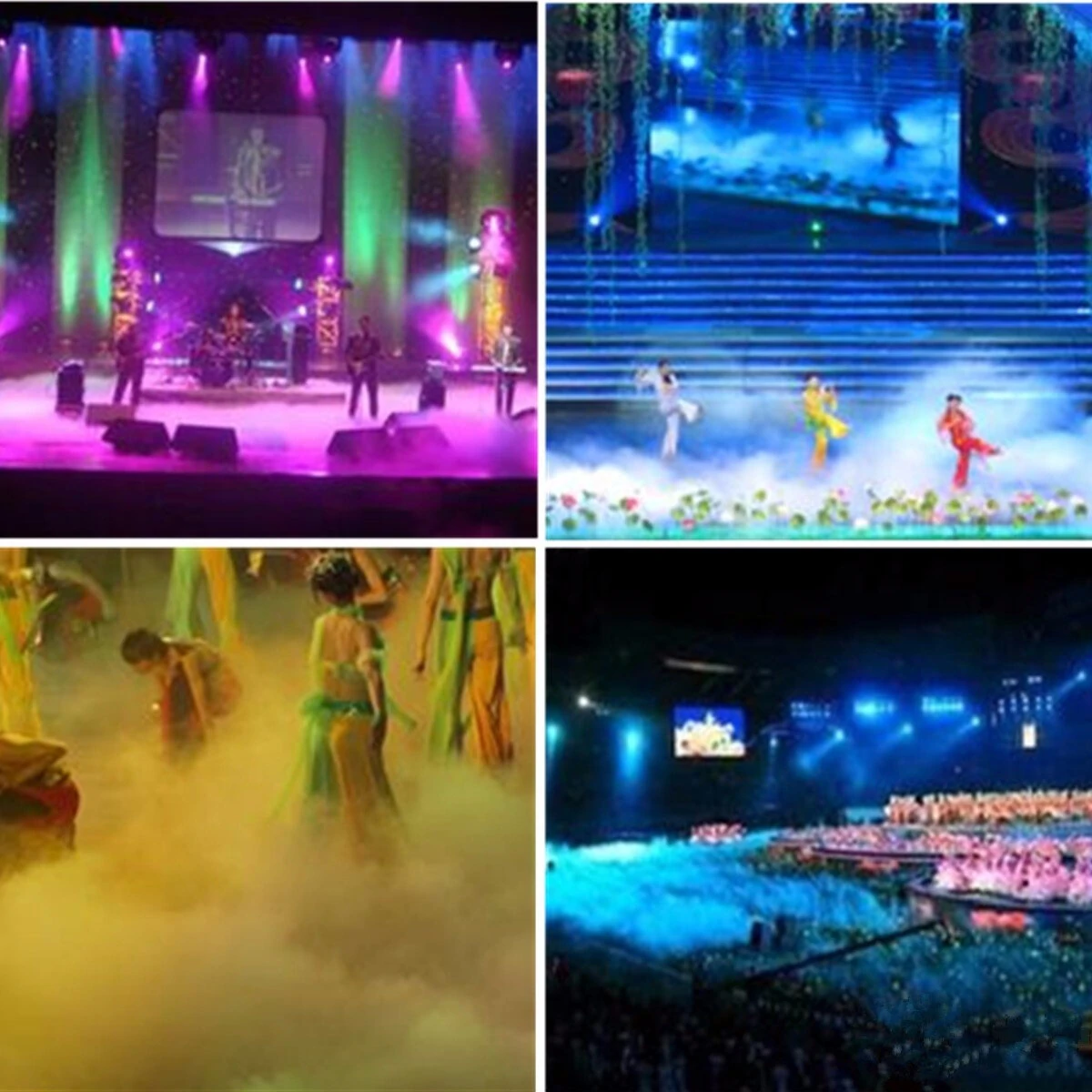 600W RGB Fog Smoke Machine with LED Light & Remote - 220V Party Show - Image 3