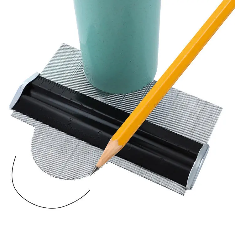 Contour Gauge Profile Tool - 6 Inch Metal Pins for Metric & Inch Scale - Image 5