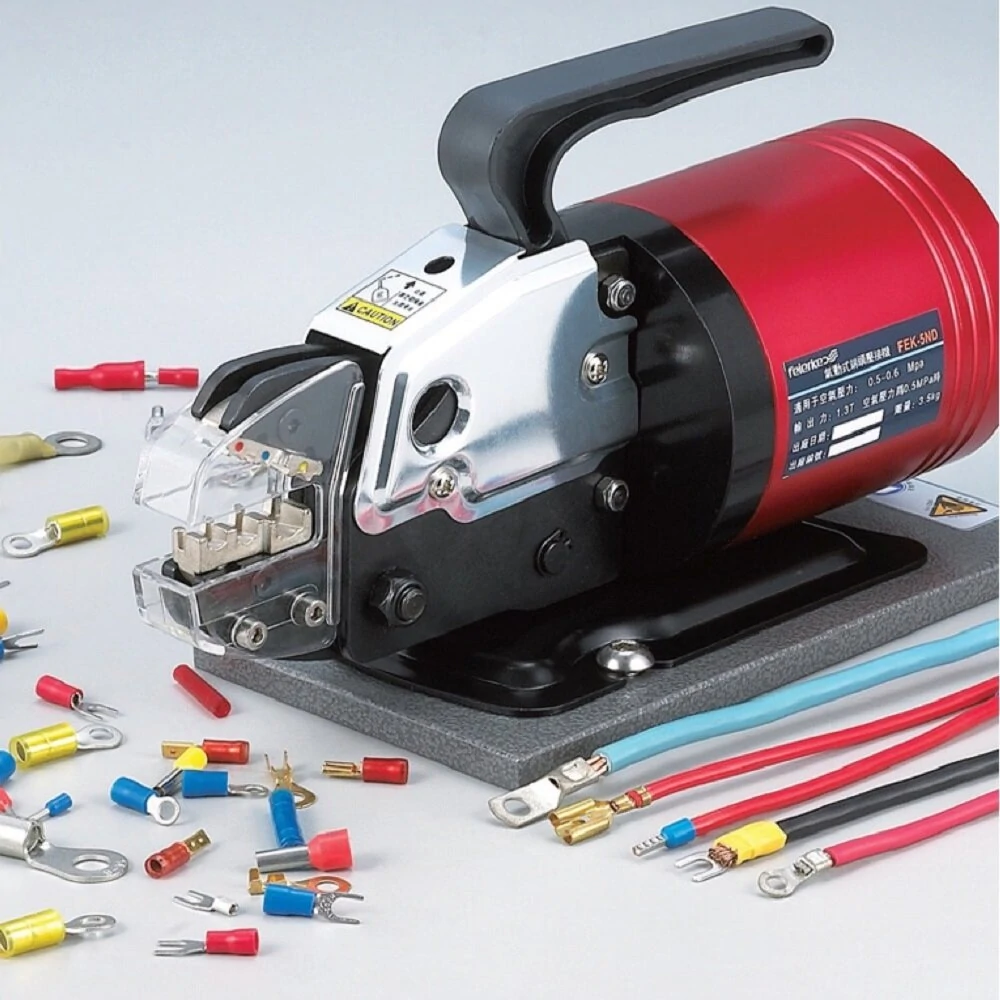 FEIERKE FEK-5ND Pneumatic Crimping Tool | Electric Terminal Machine | Cold Crimp Tool - Image 2