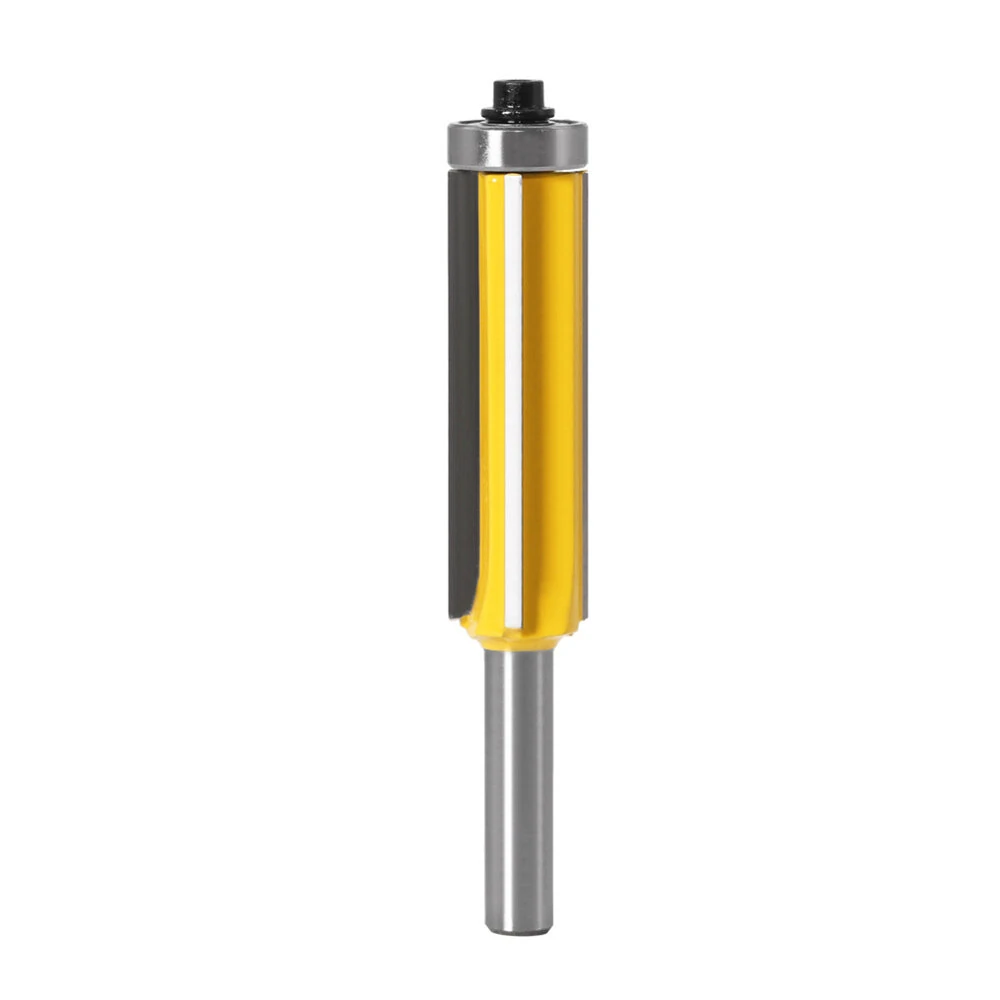 Tungsten Steel Router Bit - 8mm Shank 4 Flute with Bearing | Wood Trimming - Image 4