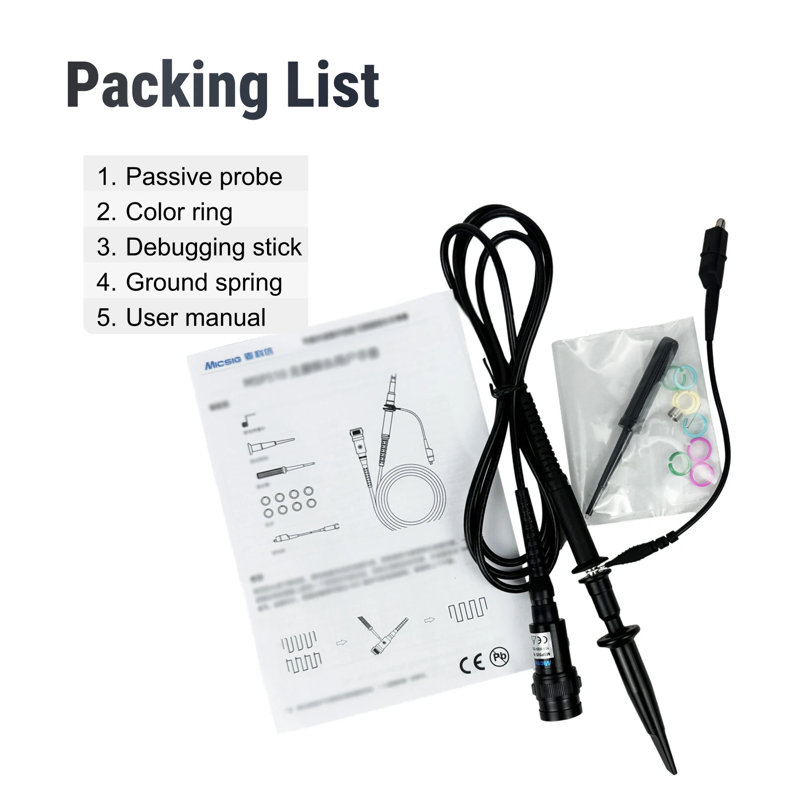MICSIG MSP510 Oscilloscope Probe | 500MHz Bandwidth | Universal BNC Interface - Image 4