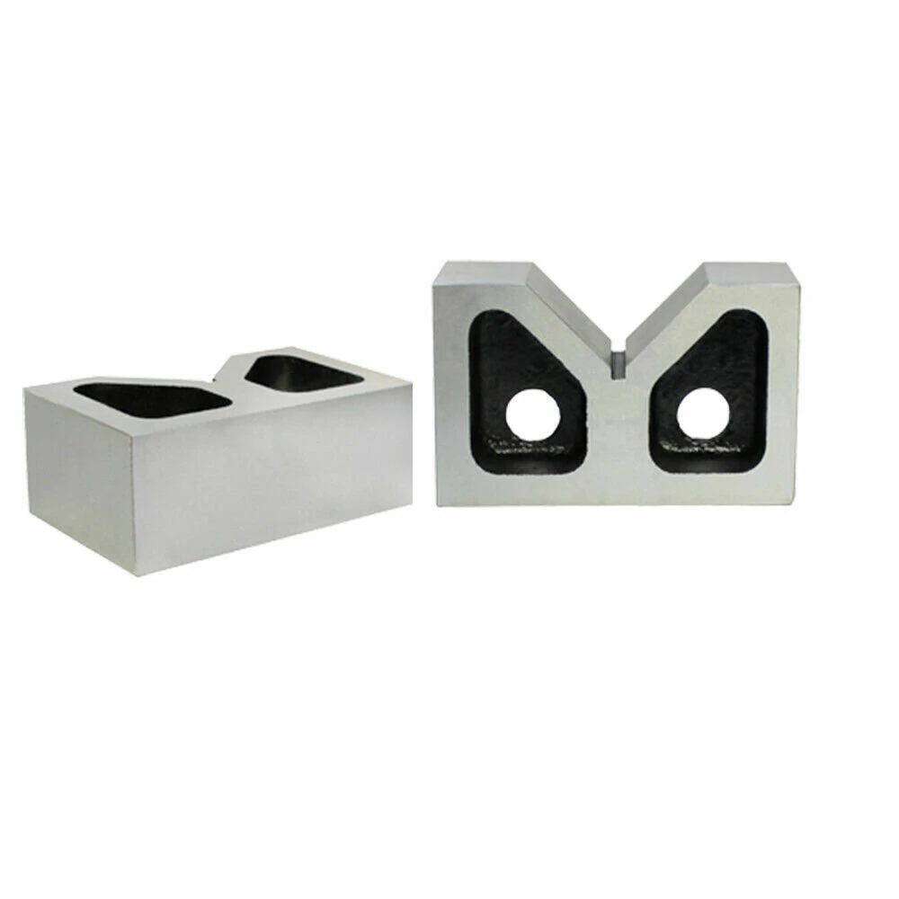 Machifit 2 3 4 Inch Parallel V Block Set | Lathe Tool Measuring Gauge - Image 2