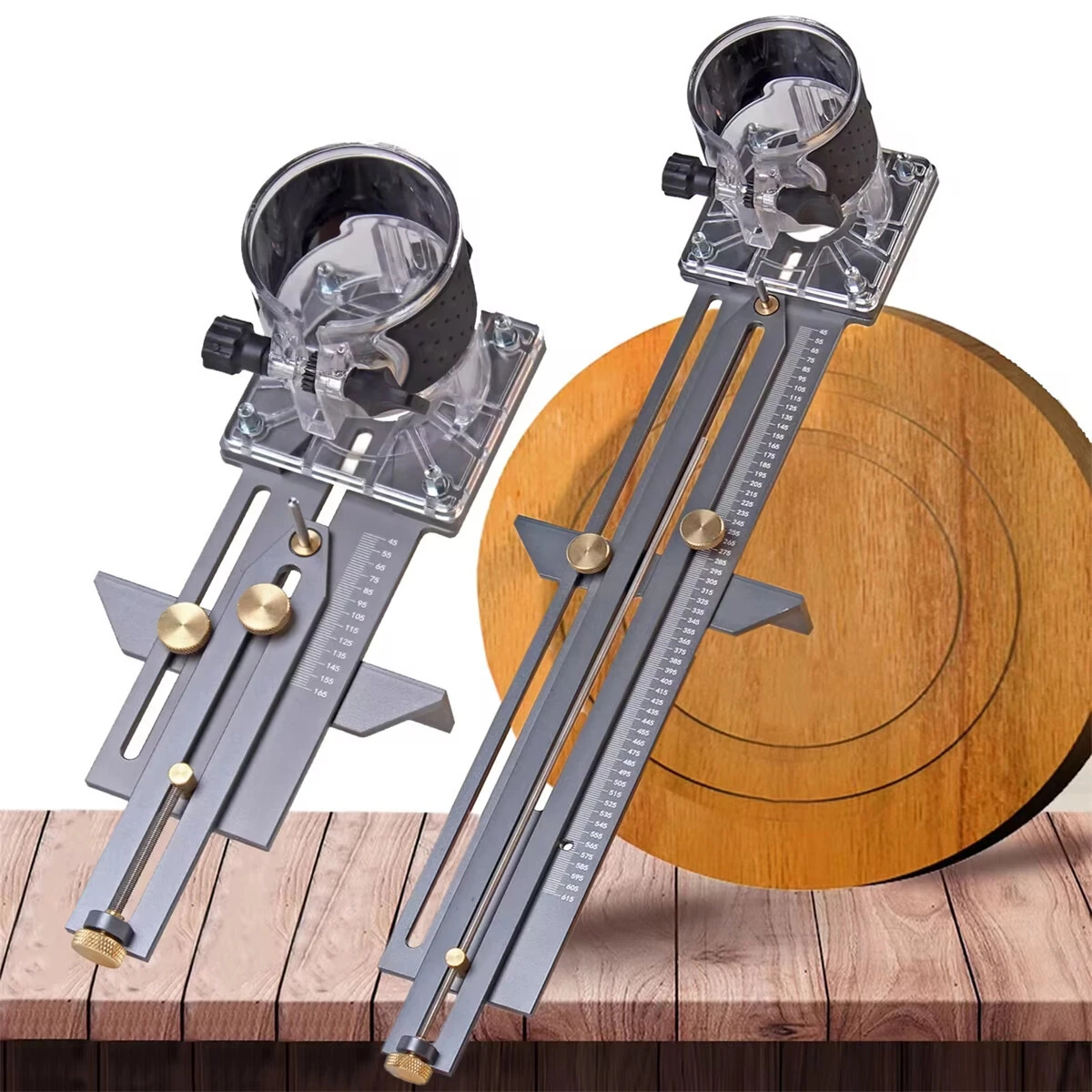 Circle Cutting Jig for Router | Wood Trimmer Slotting Tool | DIY Woodworking - Image 5