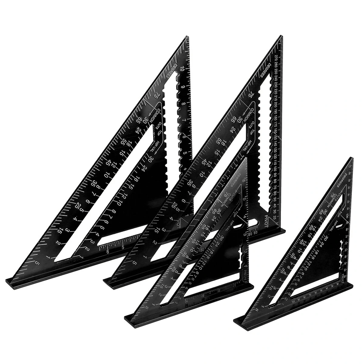 Swanson Speed Square - 7 and 12 Inch Rafter Angle Tool with Protractor - Image 2