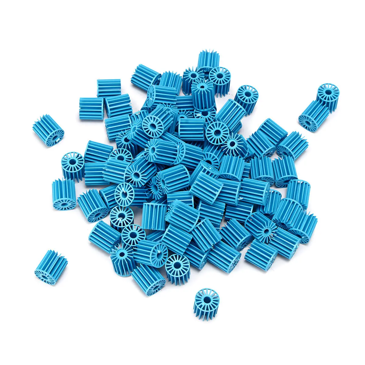 Aquarium Bio Balls Filter Media - 100pcs 15x16mm For Pond & Fish Tank - Image 2