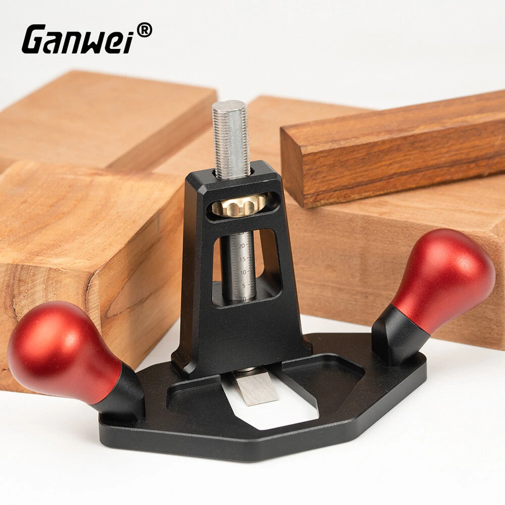 Woodworking Router Plane | Handheld with Depth Adjustment | Right Angle Tenon & Slotting Tool - Image 3