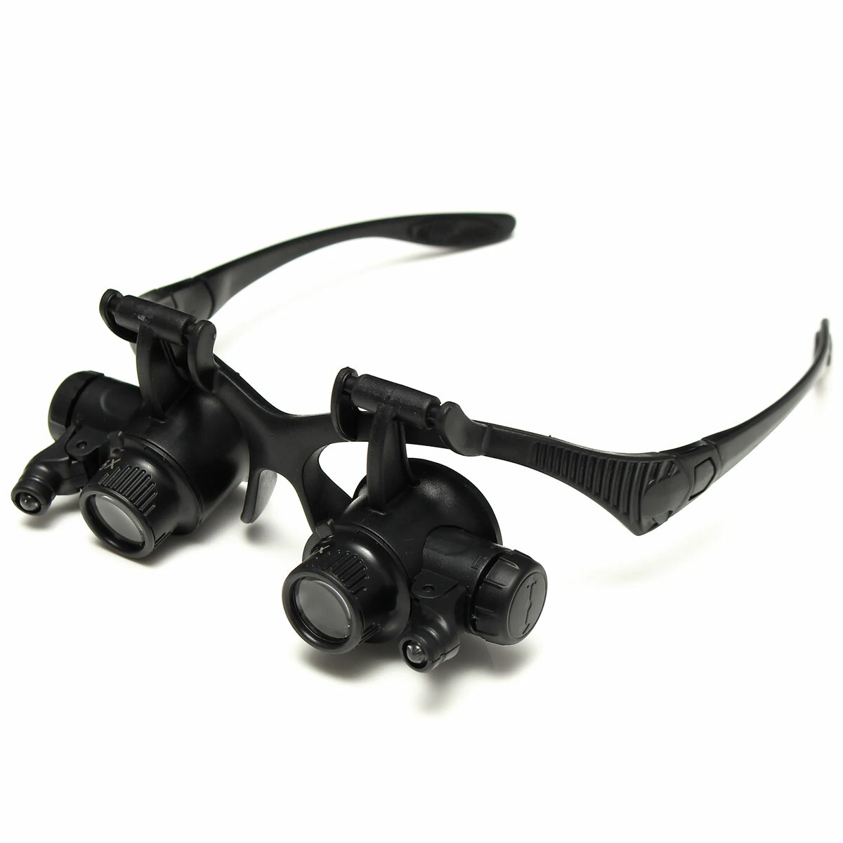 10X-25X LED Headband Magnifier Glasses - Jewellery Repair with 8 Replacement Lenses - Image 4