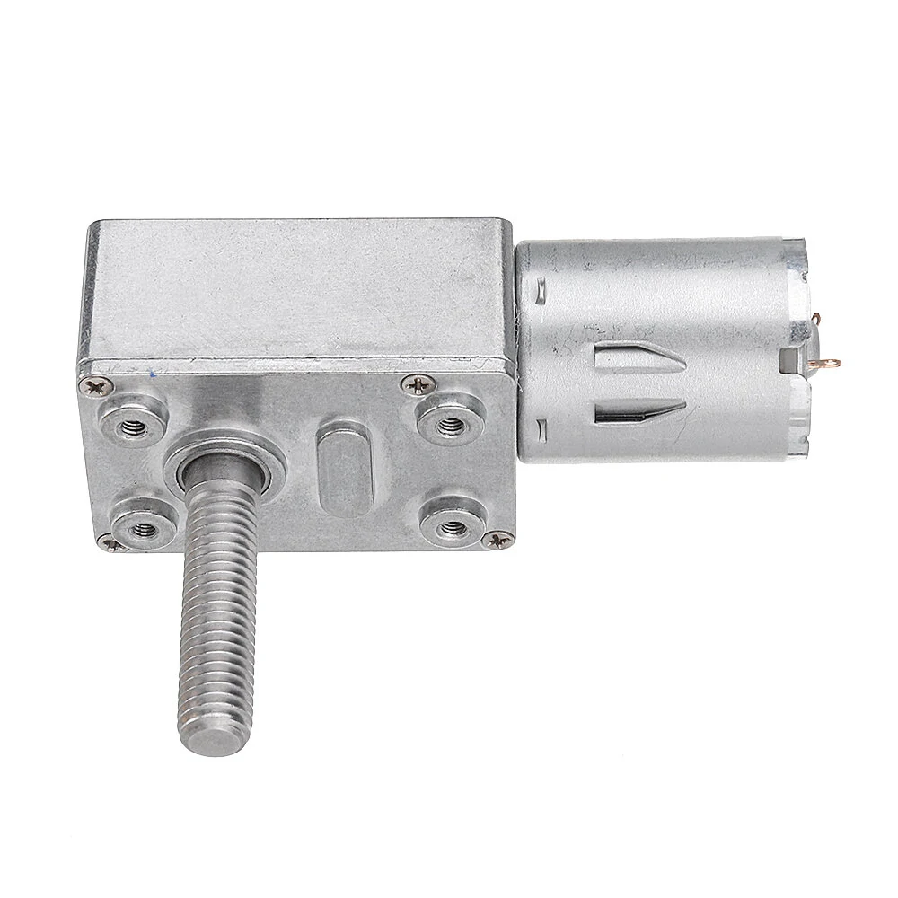 Machifit JGY370 DC 12V Worm Gear Motor - 10-150RPM Self-Locking Reduction - Image 5