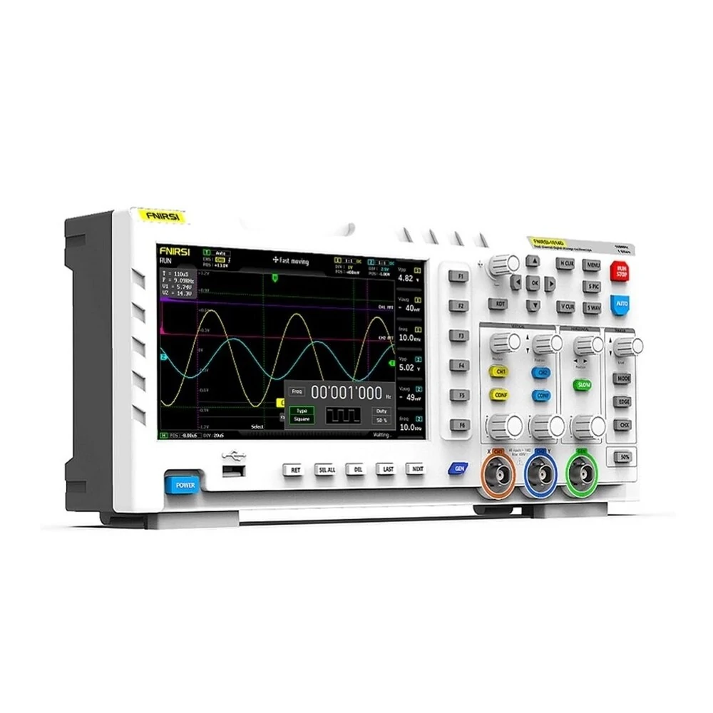 FNIRSI-1014D 2-in-1 Oscilloscope & Signal Generator | 7 TFT LCD | Dual Channel - Image 2