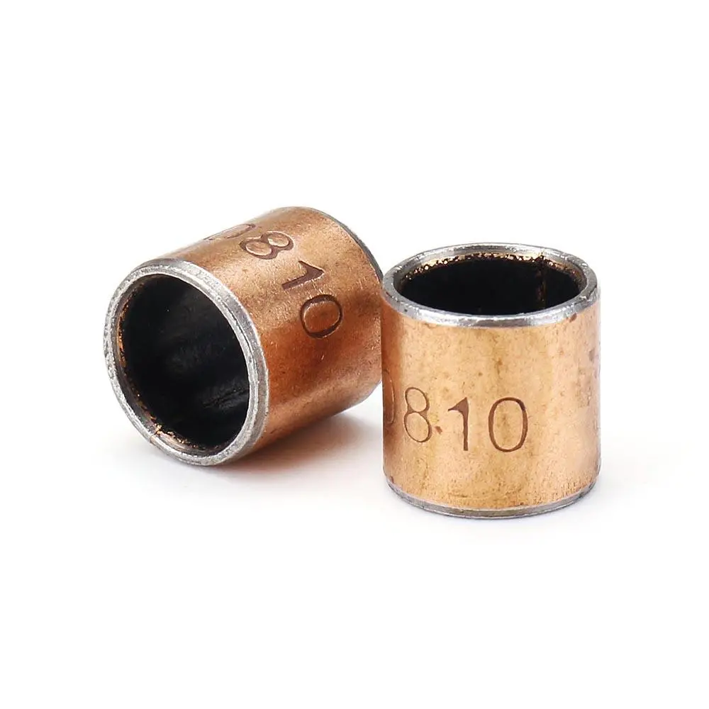 Machifit 10pcs 8x10x10mm Ball Bearing Bushing | Copper Alloy Bushing - Image 5