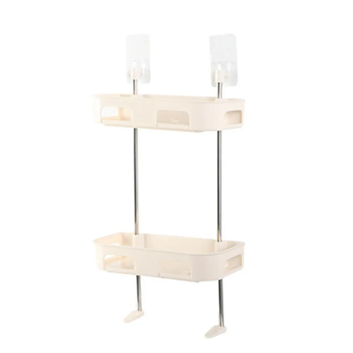 Bathroom Storage Rack | Punch-Free Wall Shelf for Toilet & Washbasin - Image 2