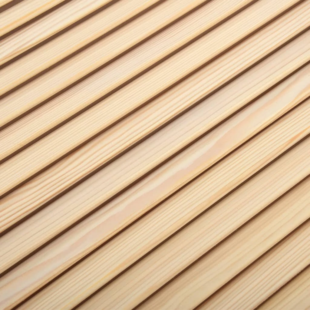 Louver Door 99.3x39.4 cm | Solid Pine Wood Tool Cabinet - Image 4