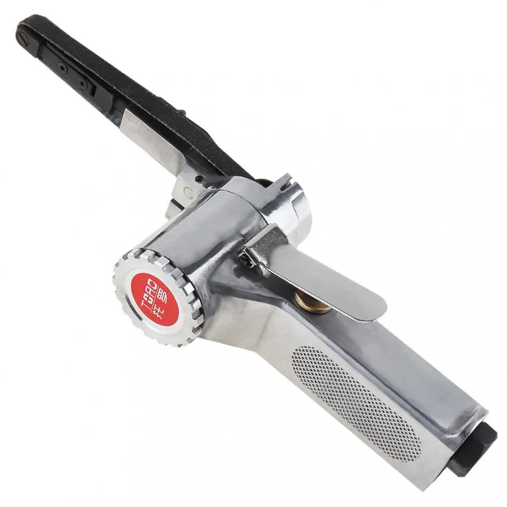 Linear 7100 10mm Pneumatic Belt Sander | Polishing Grinding Tool with 2 Sanding Belts - Image 3