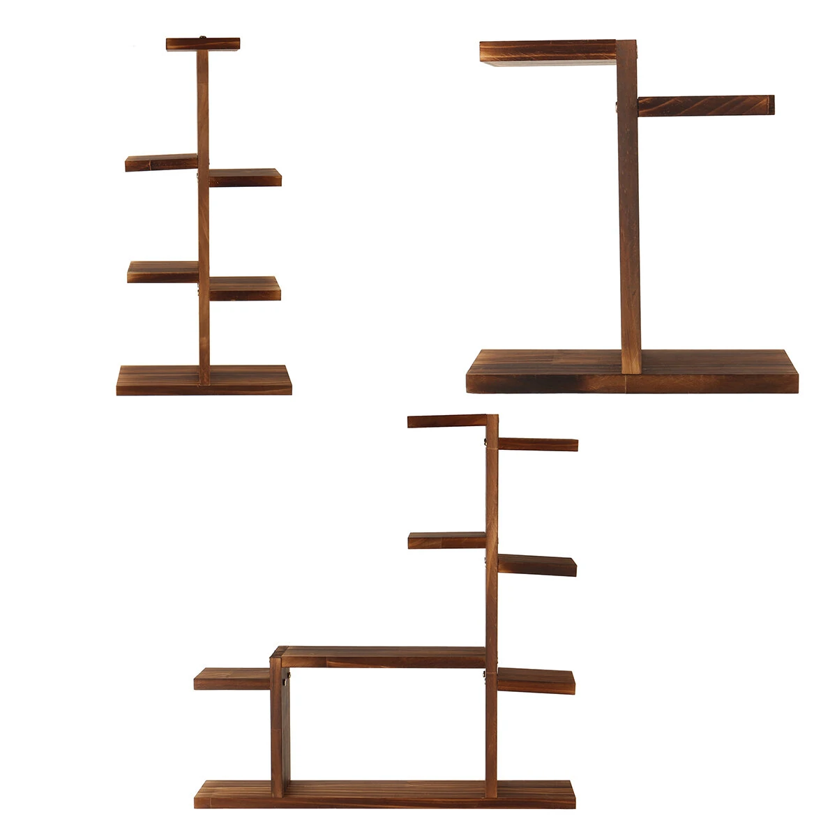 Fashion Multi-Tier Wooden Plant Stand - Indoor Outdoor Flower Display Rack - Image 2