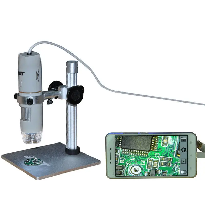 8LED USB Digital Microscope - 5.0MP Camera | 1X-500X Magnification & 0-3cm Focus - Image 2
