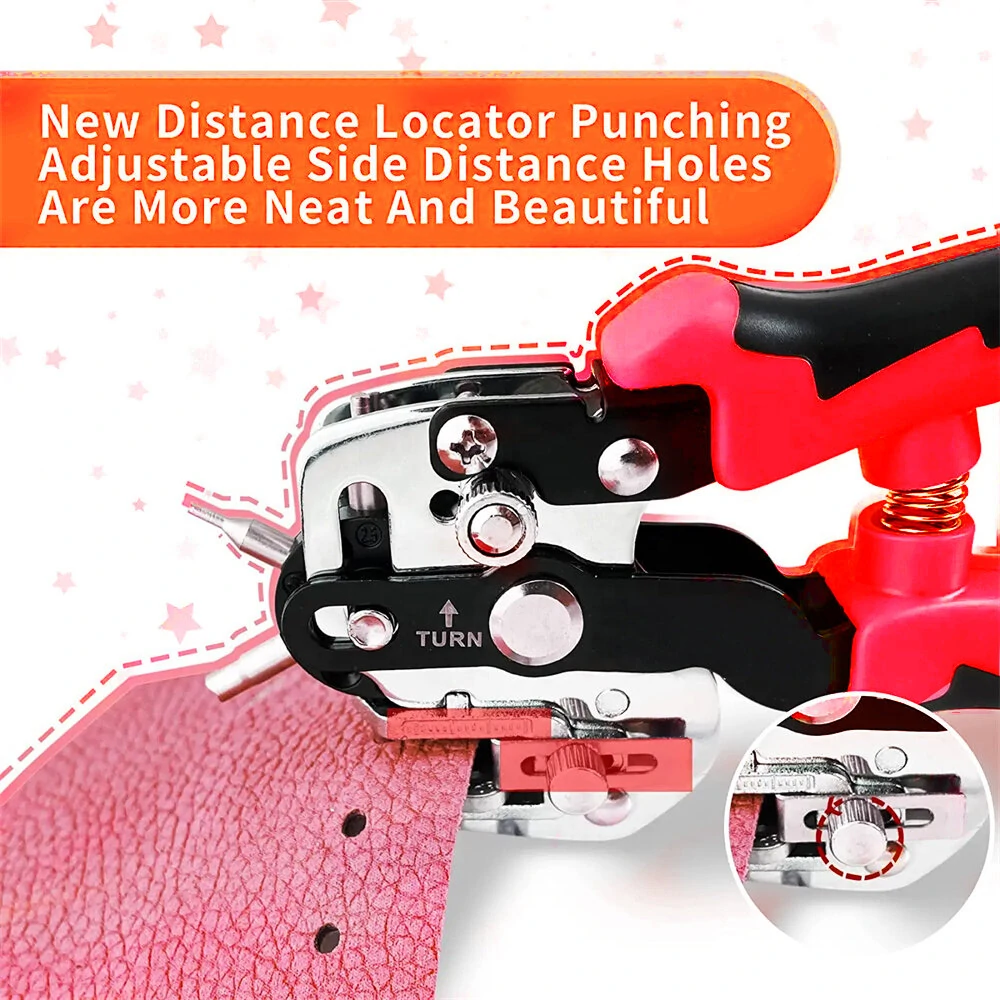 Multi-Size Hole Punch Tool - 2-4.5mm Stainless Steel - Professional Leather & Craft Punch - Image 4