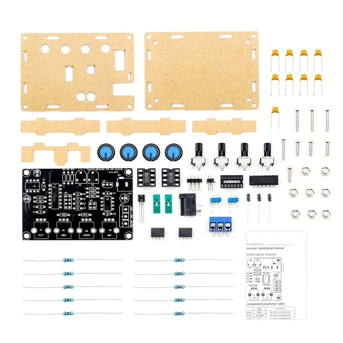 FNIRSI ICL8038 Signal Generator DIY Kit | 5Hz-400KHz Adjustable Frequency - Image 3
