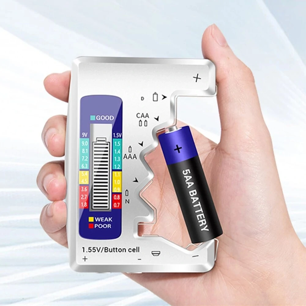 BT-886 Battery Tester - LCD Digital Display Voltage Capacity Capacitance Detector - Image 3