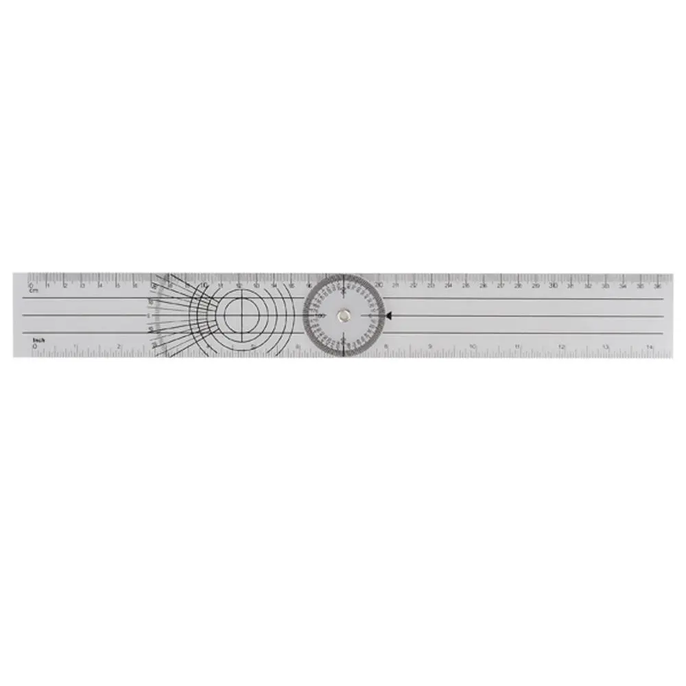 3pcs Professional Goniometer - 360 Degree Multi-Ruler for Spinal Angle - Image 2
