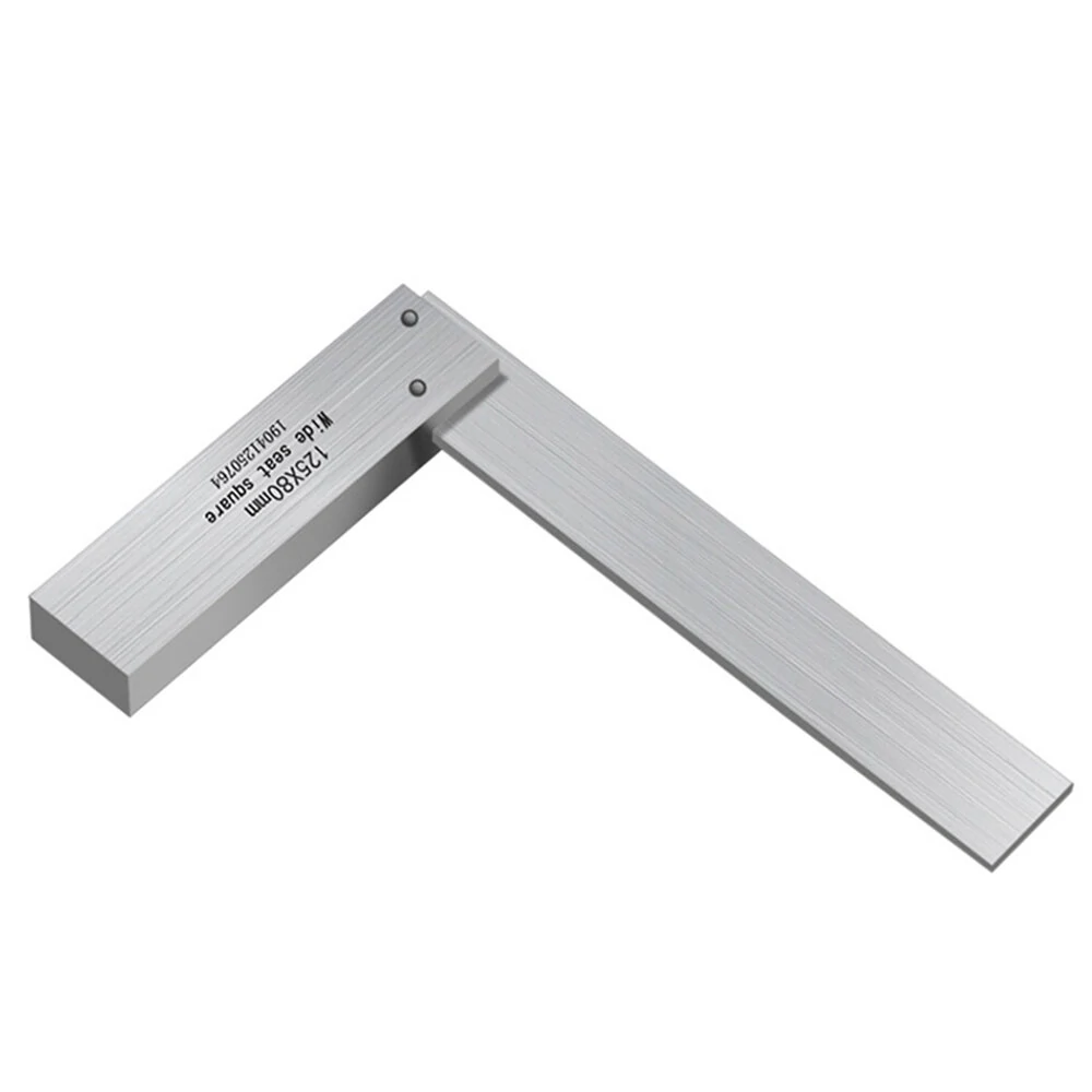 Square L-Shaped Ruler - 90 Degree Angle Ruler | Hardened Steel with Ground Seat | 63x10 80x50 100x60 125x80mm - Image 5