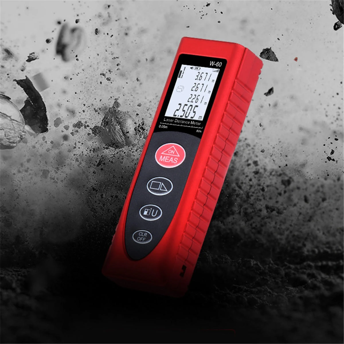 Laser Distance Meter - 80M Waterproof Digital Handheld Measure Tool - Image 4