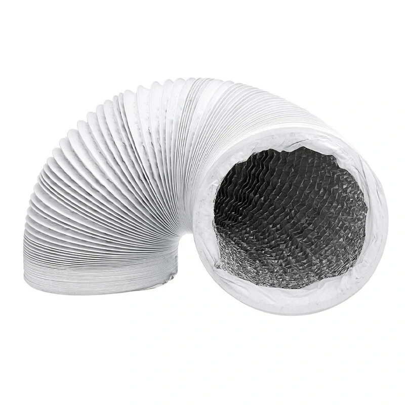 Flexible 4 Inch PVC Aluminum Foil Smoke Tube - 4.92-26.25ft Telescopic Exhaust Hose - Image 4