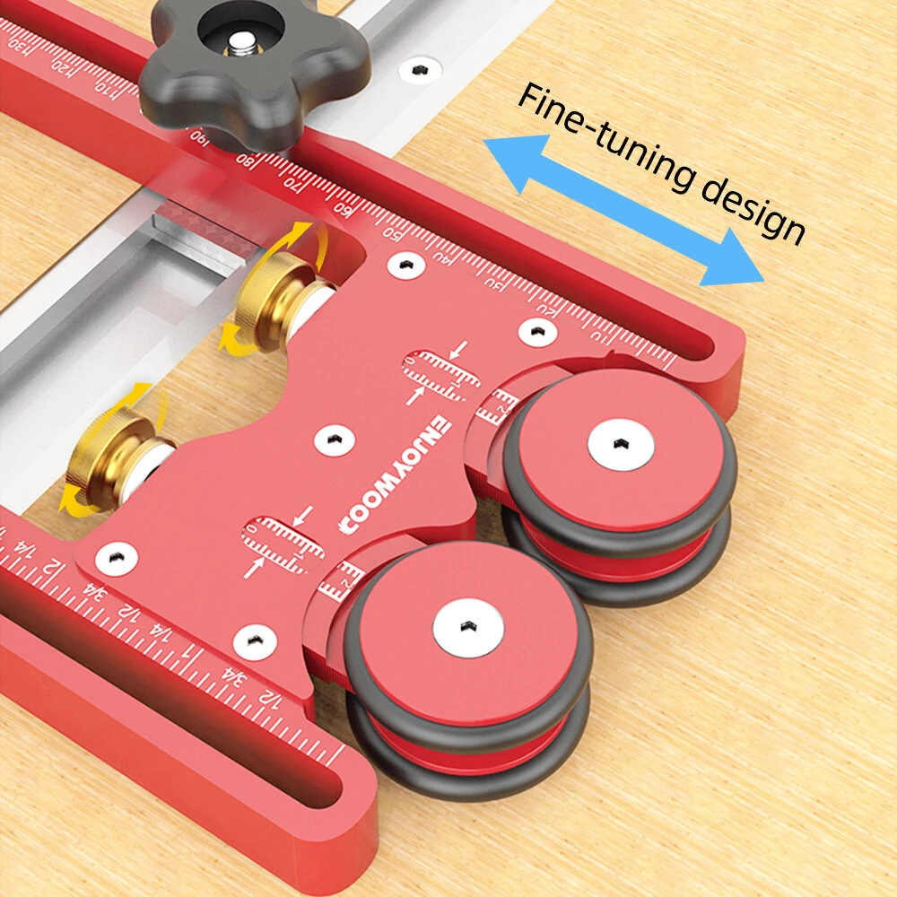 ENJOYWOOD 160mm Stock Guide with One-Way Wheel | Safety Tool for Table Saw & Band Saw - Image 2