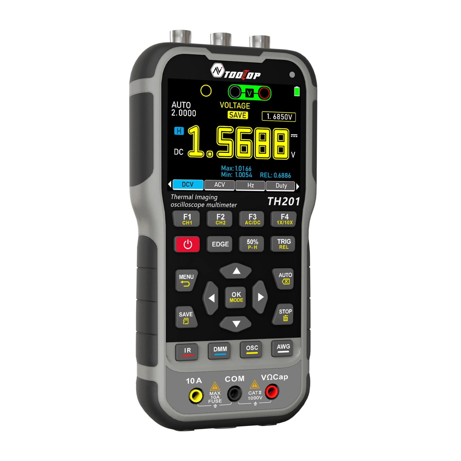 AV TOOLTOP TH201 4-in-1 Digital Oscilloscope | 70MHz 2CH | Thermal Camera & Multimeter - Image 3