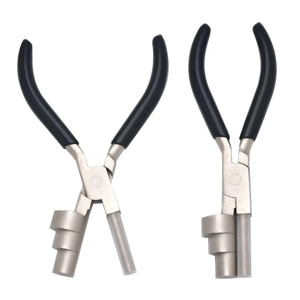 Stainless Steel Triple Barrel Wire Bending Pliers - 6 Jewelry Making Tool - Image 2
