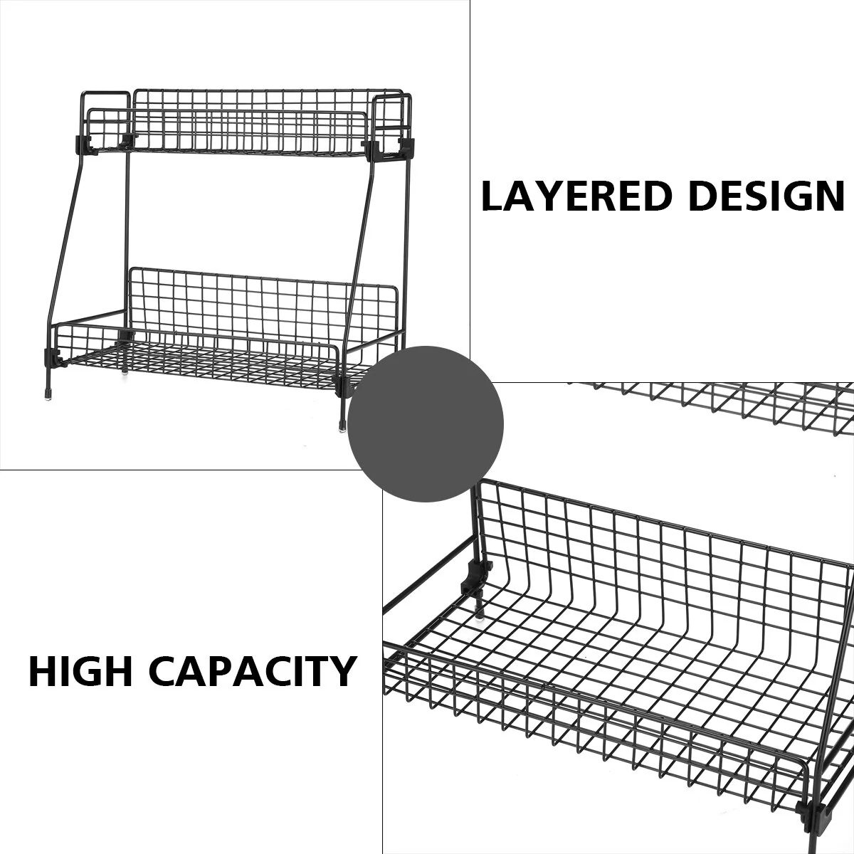 Multifunctional Makeup Storage Box | Multi-layer Desktop Rack for Dorm Kitchen - Image 3