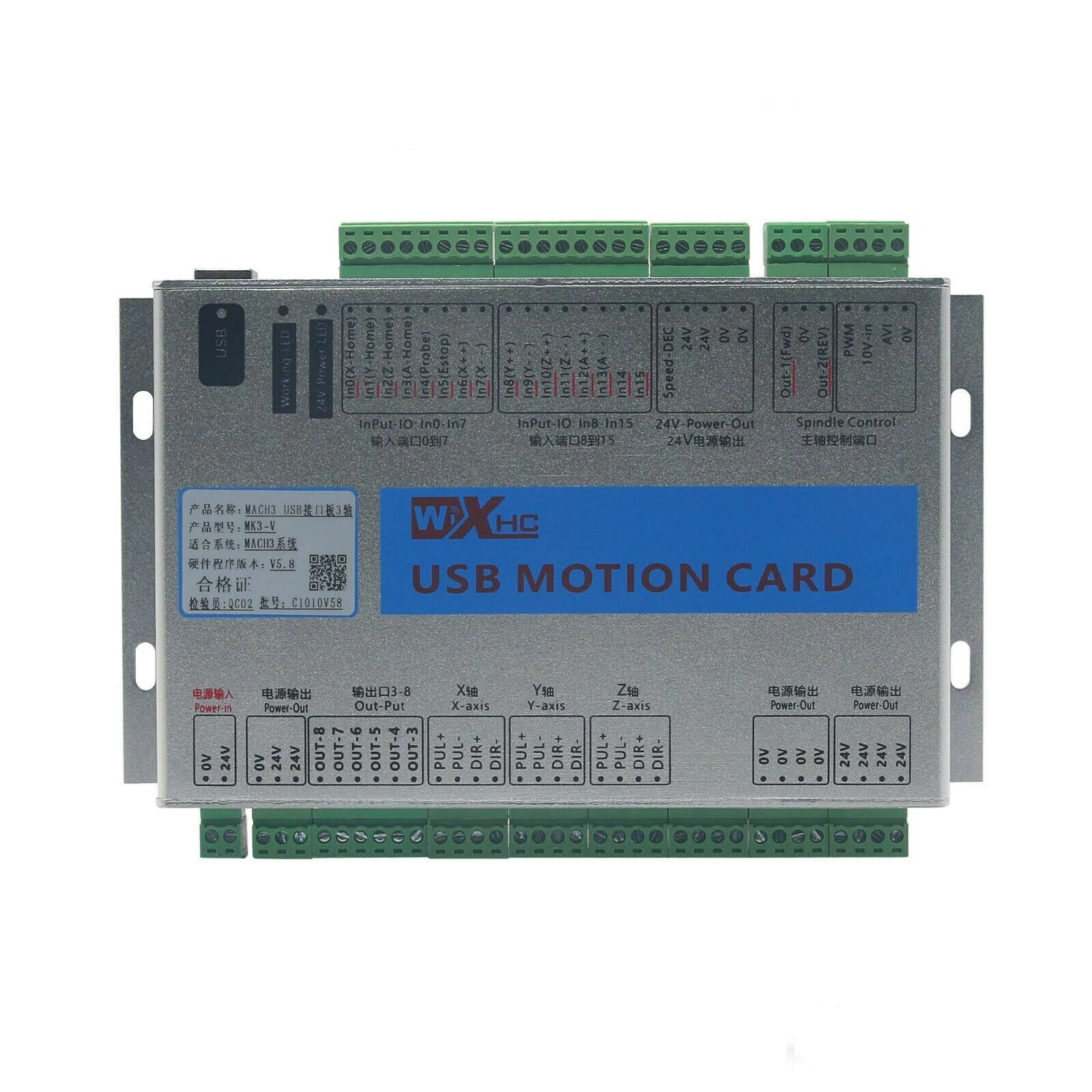 MACH3 USB Motion Control Card | 3/4/6 Axis CNC Board for MK3-V MK4-V MK6-V - Image 2