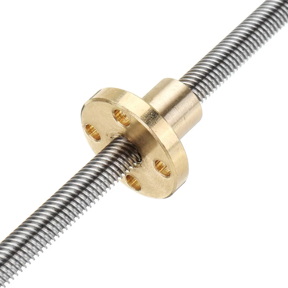 Machifit T6 Lead Screw 300mm Length | 6mm Thread 1mm Pitch with Copper Nut - Image 4