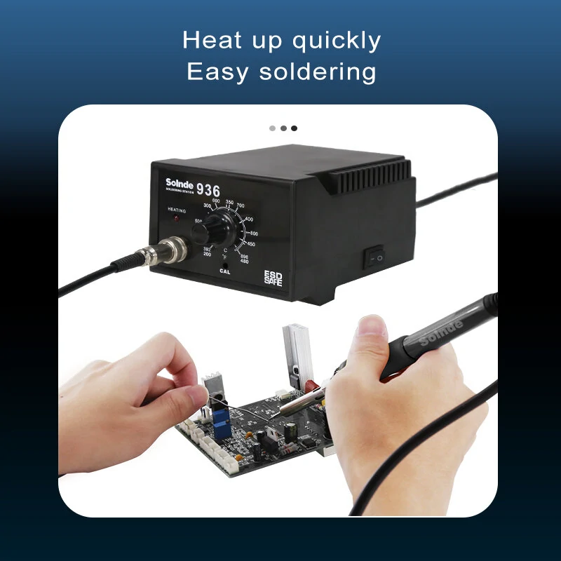 SLD-936 60W Constant Temperature Soldering Station | 220V Anti-static Welding Tool - Image 5