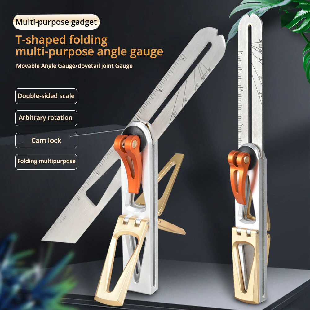 Dovetail Jig with 6:1 & 8:1 Slopes | Woodworking Guide with T-Bevel & Angle Finder - Image 3