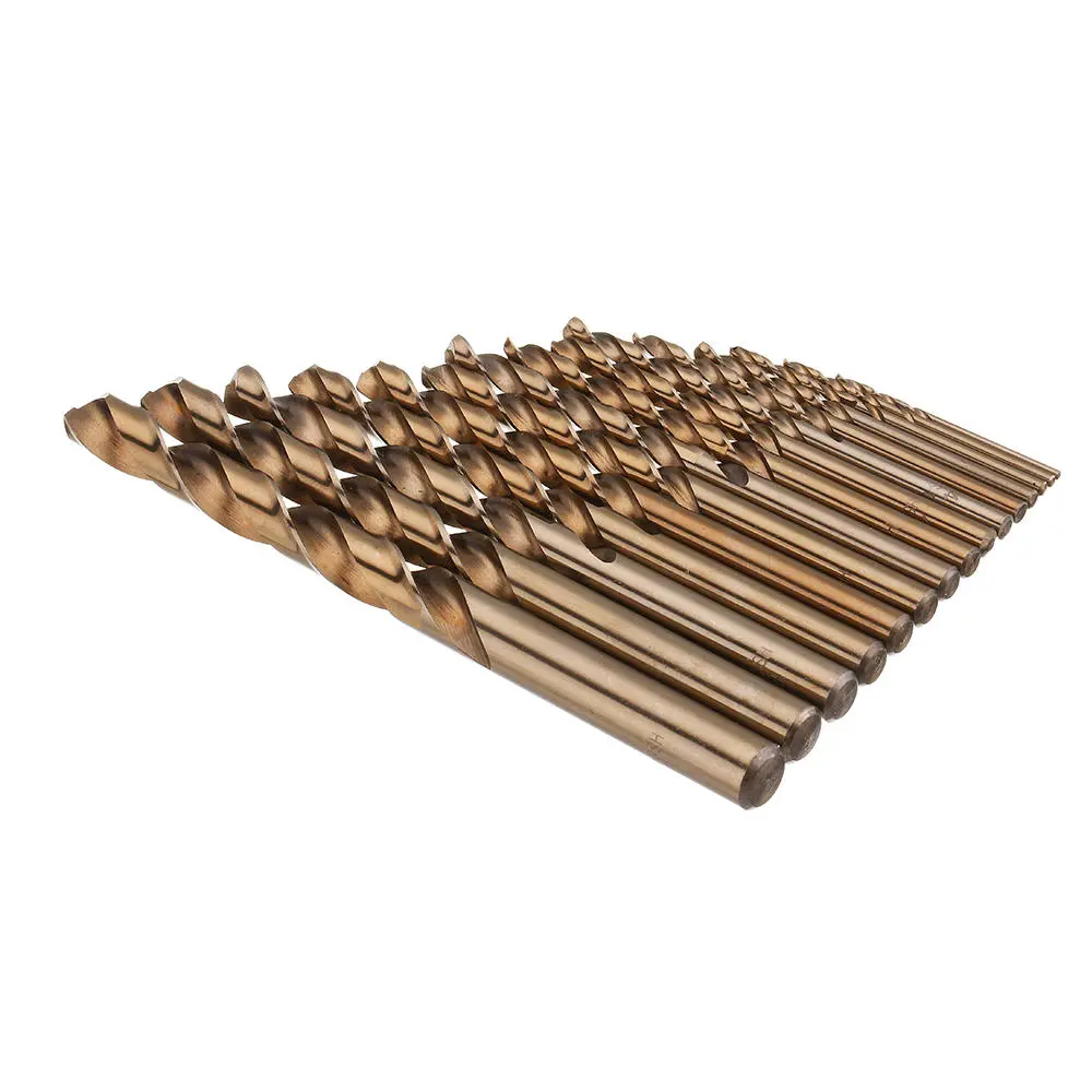 Drillpro 15pcs HSS M35 Cobalt Drill Bit Set | 1.5-10mm for Metal & Steel - Image 5