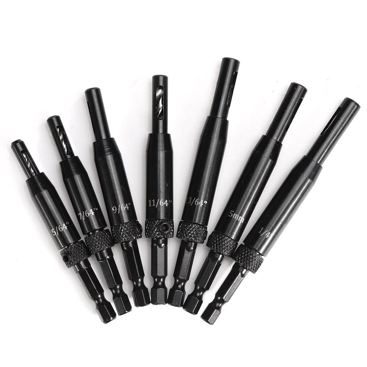 Self Centering Hinge Drill Bit Set | Pilot Hole Guide for Hardware & Drawers - Image 5